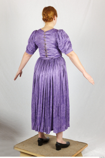 Photos Woman in historical Celebration dress 2 Historical Clothing Purple…